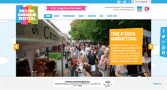 Desktop Screenshot of bristolharbourfestival.co.uk
